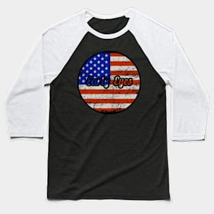 Early Eyes / USA Flag Vintage Style Baseball T-Shirt